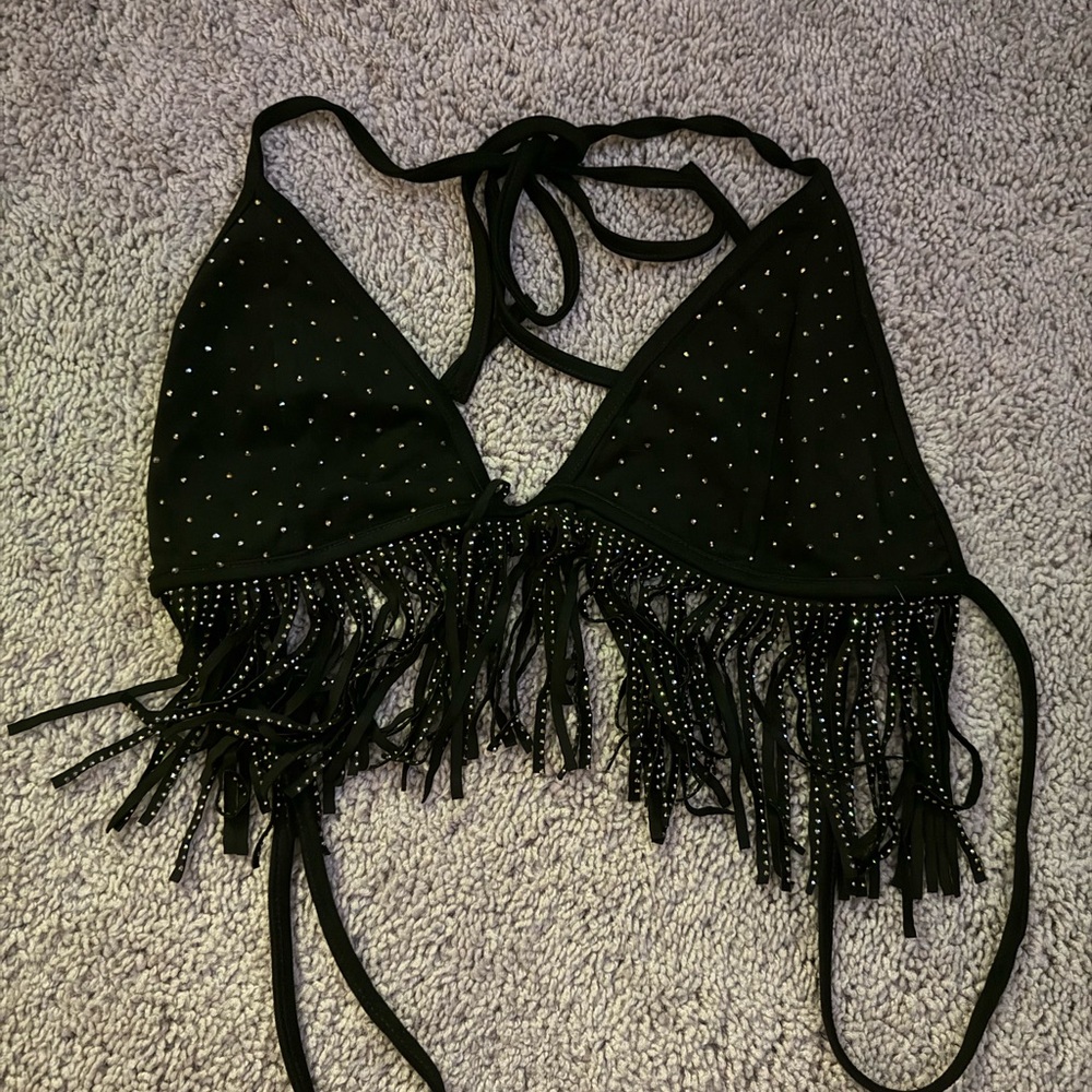 Windsor Sparkled Fringe Top